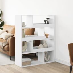 Berkfield Home Room Divider White 100x33x125.5 cm Engineered Wood