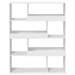 Berkfield Home Room Divider White 100x33x125.5 cm Engineered Wood - thumbnail 4