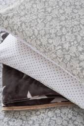 Helena Springfield 'Elmont' Cotton Duvet Cover Set in Grey - Size: Single - thumbnail 5
