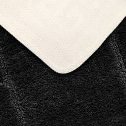 Velosso Mayfair Microfibre Cashmere Feel Bathmat - Antislip in Black - Size: Small - thumbnail 3