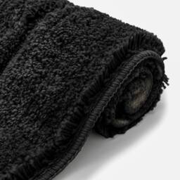 Velosso Mayfair Microfibre Cashmere Feel Bathmat - Antislip in Black - Size: Small - thumbnail 2