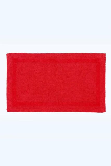 Homescapes Luxury Extra Large Bath Mat Reversible 1600GSM 100% Cotton, 70 x 120cm in Red - Size: 70 x 120 cm - image 1