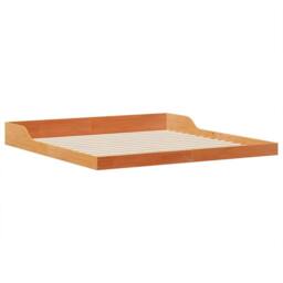 Berkfield Home Wax brown 200 x 200 cm Pine wood - thumbnail 1