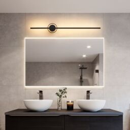 Harper Living Battery Operated Wall Light, USB Rechargeable Wall Lamp with Remote & Touch Control in Black - thumbnail 2