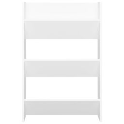Berkfield Home Wall Shoe Cabinets 2 pcs White 60x18x90 cm Engineered Wood - Size: 60 x 18 x 90 cm - thumbnail 6