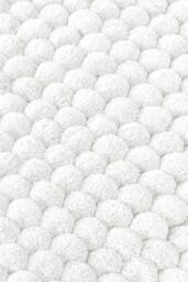 Allure Bath Fashions Bobbi Giant Bobble Bath Mat in White - thumbnail 3