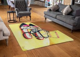Benjamin Tate Design Pionty Shoes Rug in Natural - Size: Large - thumbnail 2
