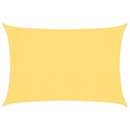 Berkfield Home Sunshade Sail 160 g/m ² Beige 3x5 m HDPE in Yellow - thumbnail 2