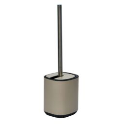 Showerdrape Echo Blue Steel Toilet Brush & Holder in Beige - thumbnail 3