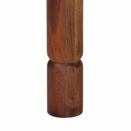 Berkfield Home Dining Table 120x60x77 cm Solid Wood Acacia in Brown - Size: 120 x 60 x 77 cm - thumbnail 8