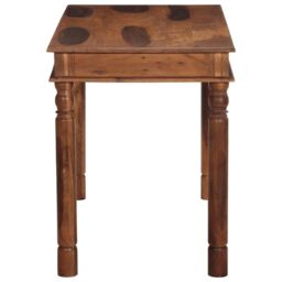 Berkfield Home Dining Table 120x60x77 cm Solid Wood Acacia in Brown - Size: 120 x 60 x 77 cm - thumbnail 3
