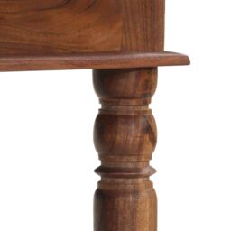 Berkfield Home Dining Table 120x60x77 cm Solid Wood Acacia in Brown - Size: 120 x 60 x 77 cm - thumbnail 7