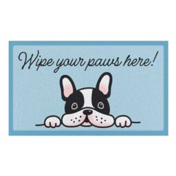 Artsy Mats Wipe Your Paws Here Indoor & Outdoor Doormat - 70x40cm - Size: 40 cm x 70 cm - thumbnail 2