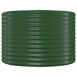 Berkfield Home Garden Raised Bed Powder-coated Steel 175x100x68 cm Green - Size: 175 x 100 x 68 cm - thumbnail 4