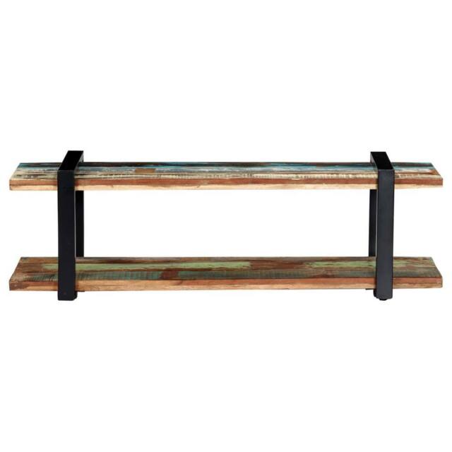 Berkfield Home TV Cabinet 130x40x40 cm Solid Reclaimed Wood - Size: 130 x 40 x 40 cm - image 1