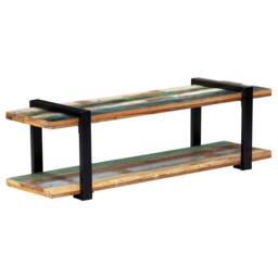 Berkfield Home TV Cabinet 130x40x40 cm Solid Reclaimed Wood - Size: 130 x 40 x 40 cm - thumbnail 9