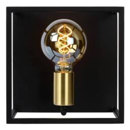 Lucide 'RUBEN' Modern Dimmable Stylish Indoor Decorative Wall Light 1xE27 in Black - thumbnail 4