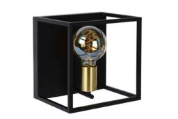 Lucide 'RUBEN' Modern Dimmable Stylish Indoor Decorative Wall Light 1xE27 in Black - thumbnail 2