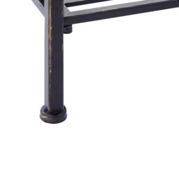 Wyld and Coco Everstone 4-Tier Black Metal Free-Standing Bathroom Shelf - thumbnail 9