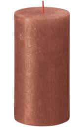 KDMD Amber Bolsius Rustic Shimmer Metallic Candle 130 x 68mm - thumbnail 2
