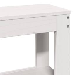 Berkfield Home Beautiful Bed Frame with Headboard without Mattress White 120x200 cm - Size: Small Double - thumbnail 9
