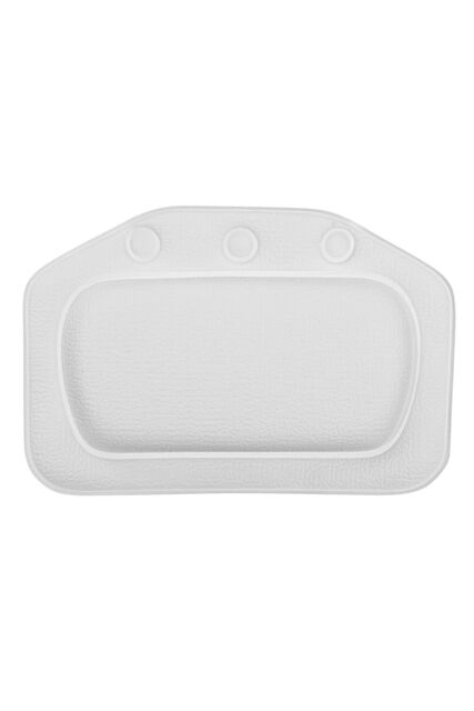 Showerdrape Comfy White Suction Anti-Slip Bath Pillow - image 1