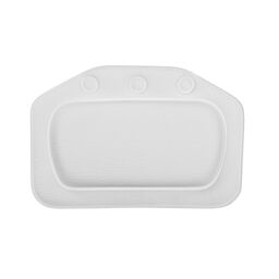 Showerdrape Comfy White Suction Anti-Slip Bath Pillow - thumbnail 2