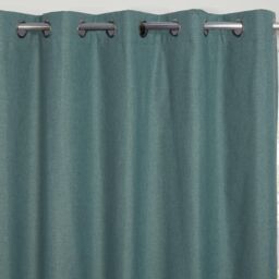 Sundour Cosmos Eyelet Curtains in Blue - Size: 168 cm width x 183 cm drop - thumbnail 2
