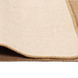 Berkfield Home Area Rug Jute with Latex Backing 180x250 cm in Brown - Size: Medium - thumbnail 4