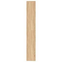 Berkfield Home Classic Book Cabinet/Room Divider Sonoma Oak 155x24x160 cm Engine in Light Brown - Size: 155 x 24 x 160 cm - thumbnail 6