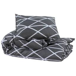 Berkfield Home Duvet Cover Set Grey 225x220 cm Cotton - thumbnail 3