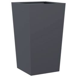 Berkfield Home Durable Garden Planter Anthracite 45x45x75 cm Steel in Dark Grey - Size: 45 x 45 x 75 cm - thumbnail 6
