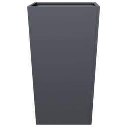 Berkfield Home Durable Garden Planter Anthracite 45x45x75 cm Steel in Dark Grey - Size: 45 x 45 x 75 cm - thumbnail 5