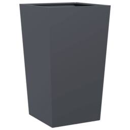 Berkfield Home Durable Garden Planter Anthracite 45x45x75 cm Steel in Dark Grey - Size: 45 x 45 x 75 cm - thumbnail 3