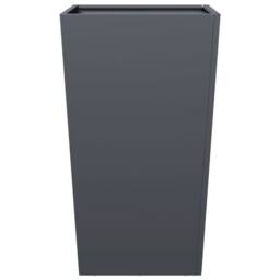 Berkfield Home Durable Garden Planter Anthracite 45x45x75 cm Steel in Dark Grey - Size: 45 x 45 x 75 cm - thumbnail 4