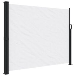 Berkfield Home Retractable Side Awning White 170x300 cm - thumbnail 2
