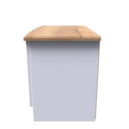 Ready Assembled 2 U Albert Compact 2 Door TV & Media Unit (Ready Assembled) in White - thumbnail 2