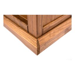Cabinet Bits Bookcase with plinth 90x90x30cm in Light Brown - Size: 90 x 90 x 30 cm - thumbnail 5