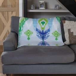 Benjamin Tate Design Ethnic Style Modern Scarf Blanket in Natural - Size: 120 cm x 150 cm - thumbnail 2
