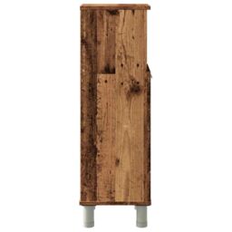 Berkfield Home Bathroom Cabinet Old Wood 30x30x95 cm Engineered Wood in Brown - Size: 30 x 30 x 95 cm - thumbnail 5