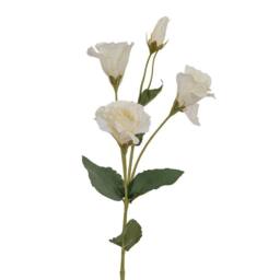 Lemon Pavilion Furniture and Decor Lisianthus Spray Artificial Flower - Plastic - L15xW15xH69 cm - White - thumbnail 2