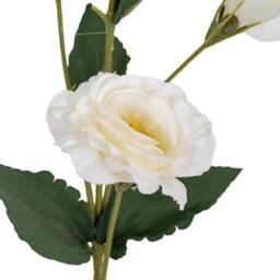 Lemon Pavilion Furniture and Decor Lisianthus Spray Artificial Flower - Plastic - L15xW15xH69 cm - White - thumbnail 3
