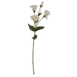 Lemon Pavilion Furniture and Decor Lisianthus Spray Artificial Flower - Plastic - L15xW15xH69 cm - White - thumbnail 1