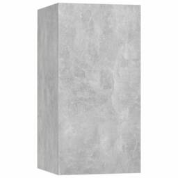 Berkfield Home 7 Piece TV Cabinet Set Concrete Grey Engineered Wood - thumbnail 8