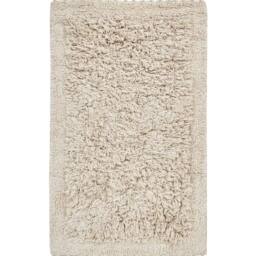 Wyld and Coco Bath Mat Beige Rectangular Woven Cotton Decorative Tassels - Size: 50 cm x 80 cm - thumbnail 2