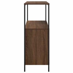 Berkfield Home Bathroom Cabinet with Shelves Brown Oak 76.5x35x95 cm - thumbnail 7