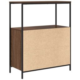 Berkfield Home Bathroom Cabinet with Shelves Brown Oak 76.5x35x95 cm - thumbnail 8