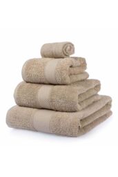 Homescapes 500 GSM Turkish Cotton Towel Soft, Absorbent & Quick-Drying in Stone - thumbnail 2