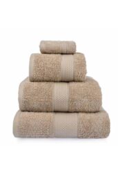 Homescapes 500 GSM Turkish Cotton Towel Soft, Absorbent & Quick-Drying in Stone - thumbnail 1