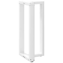Berkfield Home Bar Table Legs T-Shaped¬†2 pcs White 40x35x(90-91) cm Steel - thumbnail 4